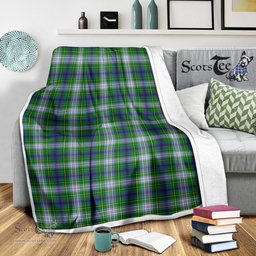 Scotstee Shop Tartan Plaid Blanket Johnston Dress Scottish Tartan Plaid Sherpa Blanket