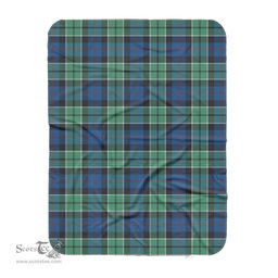 Scotstee Shop Tartan Plaid Blanket Leslie Hunting Ancient Scottish Tartan Plaid Sherpa Blanket