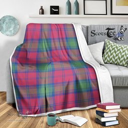 Scotstee Shop Tartan Plaid Blanket Lindsay Ancient Scottish Tartan Plaid Sherpa Blanket