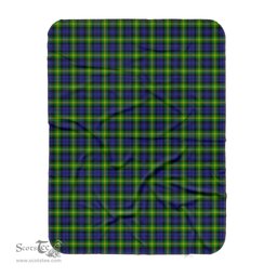 Scotstee Shop Tartan Plaid Blanket Gordon Scottish Tartan Plaid Sherpa Blanket