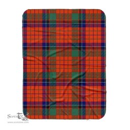 Scotstee Shop Tartan Plaid Blanket Nicolson Ancient Scottish Tartan Plaid Sherpa Blanket