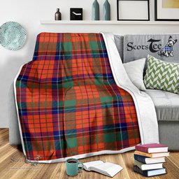 Scotstee Shop Tartan Plaid Blanket Nicolson Ancient Scottish Tartan Plaid Sherpa Blanket