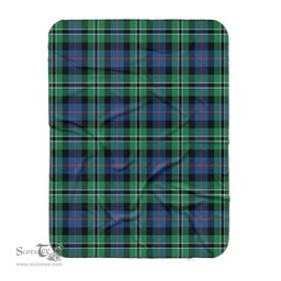 Scotstee Shop Tartan Plaid Blanket Rose Hunting Ancient Scottish Tartan Plaid Sherpa Blanket