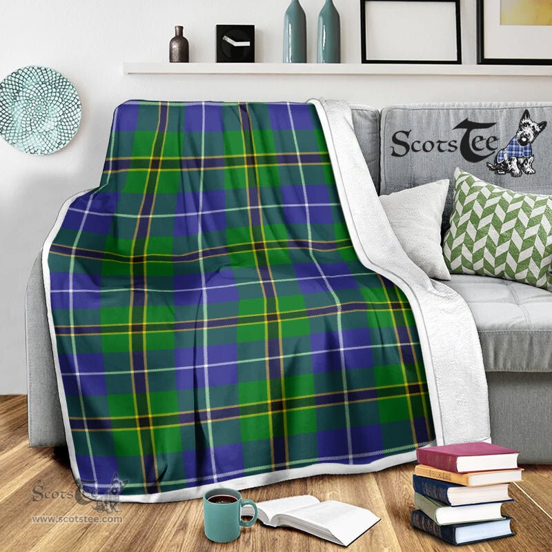 Scotstee Shop Tartan Plaid Blanket Turnbull Hunting Scottish Tartan Plaid Sherpa Blanket