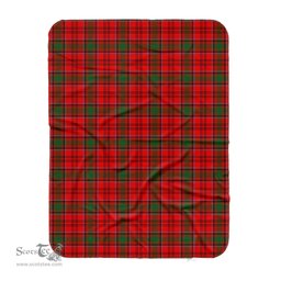 Scotstee Shop Tartan Plaid Blanket Heron Scottish Tartan Plaid Sherpa Blanket