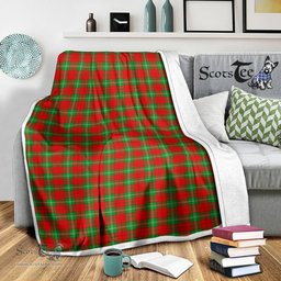 Scotstee Shop Tartan Plaid Blanket Lennox Scottish Tartan Plaid Sherpa Blanket