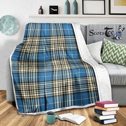 Scotstee Shop Tartan Plaid Blanket Napier Ancient Scottish Tartan Plaid Sherpa Blanket