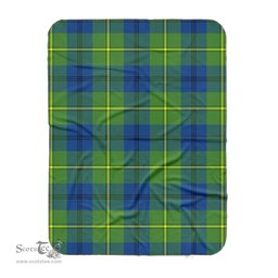 Scotstee Shop Tartan Plaid Blanket Johnston Ancient Scottish Tartan Plaid Sherpa Blanket
