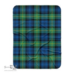 Scotstee Shop Tartan Plaid Blanket Gordon Ancient Scottish Tartan Plaid Sherpa Blanket