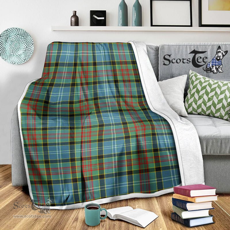 Scotstee Shop Tartan Plaid Blanket Paisley Scottish Tartan Plaid Sherpa Blanket
