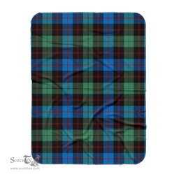 Scotstee Shop Tartan Plaid Blanket Guthrie Ancient Scottish Tartan Plaid Sherpa Blanket