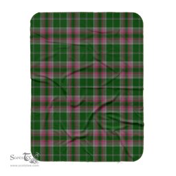 Scotstee Shop Tartan Plaid Blanket Gray Hunting Scottish Tartan Plaid Sherpa Blanket