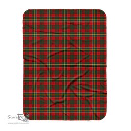 Scotstee Shop Tartan Plaid Blanket Hunter USA Scottish Tartan Plaid Sherpa Blanket