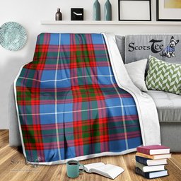 Scotstee Shop Tartan Plaid Blanket Newton Scottish Tartan Plaid Sherpa Blanket