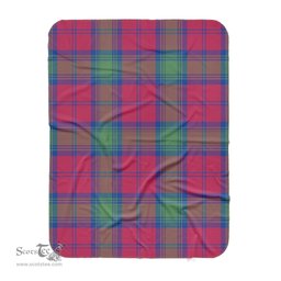 Scotstee Shop Tartan Plaid Blanket Lindsay Ancient Scottish Tartan Plaid Sherpa Blanket