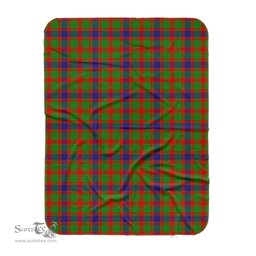 Scotstee Shop Tartan Plaid Blanket Kinninmont Scottish Tartan Plaid Sherpa Blanket