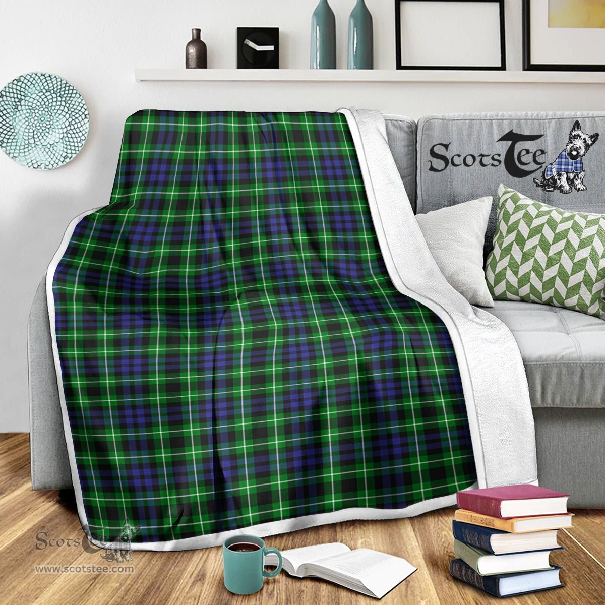 Scotstee Shop Tartan Plaid Blanket Graham Of Montrose Scottish Tartan Plaid Sherpa Blanket