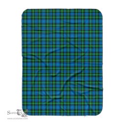 Scotstee Shop Tartan Plaid Blanket Lyon Scottish Tartan Plaid Sherpa Blanket