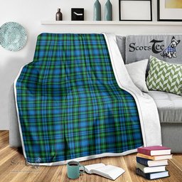 Scotstee Shop Tartan Plaid Blanket Lyon Scottish Tartan Plaid Sherpa Blanket