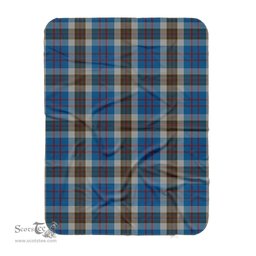 Scotstee Shop Tartan Plaid Blanket Thomson Blue Scottish Tartan Plaid Sherpa Blanket