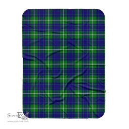 Scotstee Shop Tartan Plaid Blanket Hamilton Hunting Scottish Tartan Plaid Sherpa Blanket