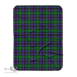 Scotstee Shop Tartan Plaid Blanket Hunter Of Peeblesshire Scottish Tartan Plaid Sherpa Blanket