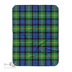 Scotstee Shop Tartan Plaid Blanket Gordon Old Ancient Scottish Tartan Plaid Sherpa Blanket