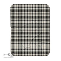 Scotstee Shop Tartan Plaid Blanket Scott Black White Ancient Scottish Tartan Plaid Sherpa Blanket
