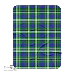 Scotstee Shop Tartan Plaid Blanket Learmonth Scottish Tartan Plaid Sherpa Blanket