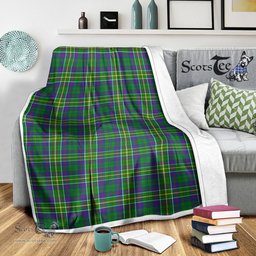 Scotstee Shop Tartan Plaid Blanket Hunter Of Hunterston Scottish Tartan Plaid Sherpa Blanket