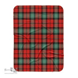 Scotstee Shop Tartan Plaid Blanket Kerr Ancient Scottish Tartan Plaid Sherpa Blanket