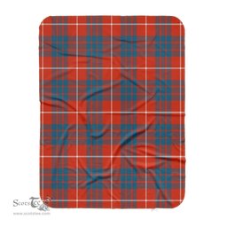Scotstee Shop Tartan Plaid Blanket Hamilton Ancient Scottish Tartan Plaid Sherpa Blanket