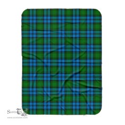 Scotstee Shop Tartan Plaid Blanket Kerr Hunting Scottish Tartan Plaid Sherpa Blanket