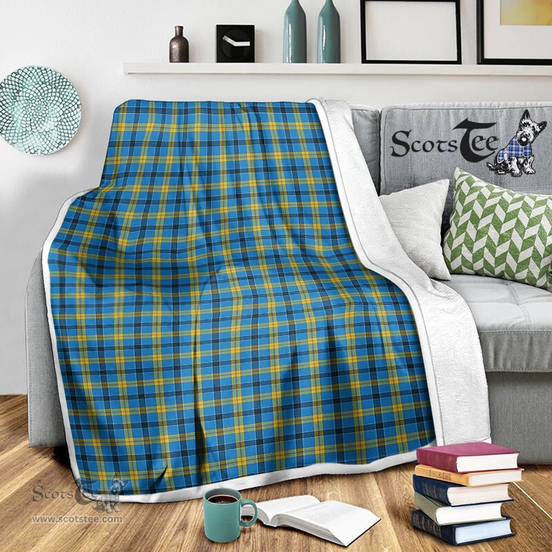 Scotstee Shop Tartan Plaid Blanket Laing Hunting Scottish Tartan Plaid Sherpa Blanket