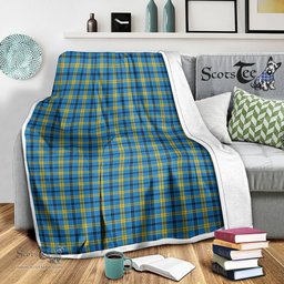Scotstee Shop Tartan Plaid Blanket Laing Hunting Scottish Tartan Plaid Sherpa Blanket