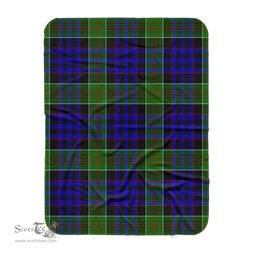 Scotstee Shop Tartan Plaid Blanket Newman Scottish Tartan Plaid Sherpa Blanket