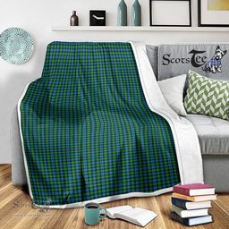 Scotstee Shop Tartan Plaid Blanket Lammie Scottish Tartan Plaid Sherpa Blanket