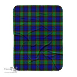 Scotstee Shop Tartan Plaid Blanket Sempill Scottish Tartan Plaid Sherpa Blanket