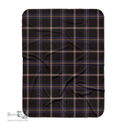 Scotstee Shop Tartan Plaid Blanket Navy Dress Blue Scottish Tartan Plaid Sherpa Blanket