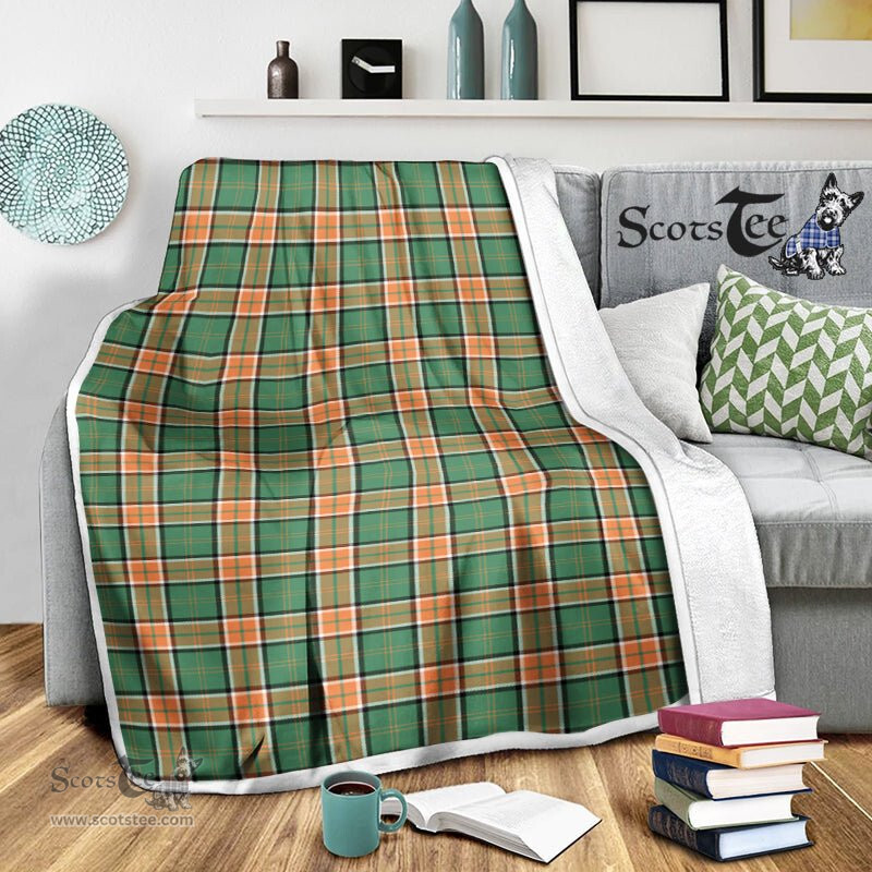 Scotstee Shop Tartan Plaid Blanket Pollock Hunting Scottish Tartan Plaid Sherpa Blanket