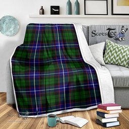 Scotstee Shop Tartan Plaid Blanket Russell Scottish Tartan Plaid Sherpa Blanket