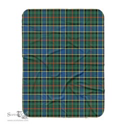 Scotstee Shop Tartan Plaid Blanket Ogilvie Hunting Ancient Scottish Tartan Plaid Sherpa Blanket