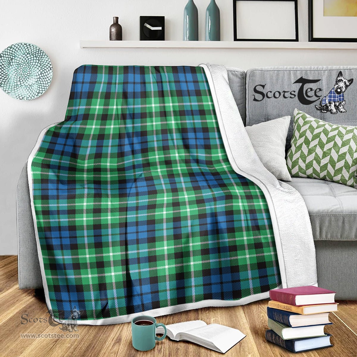 Scotstee Shop Tartan Plaid Blanket Graham Of Montrose Ancient Scottish Tartan Plaid Sherpa Blanket