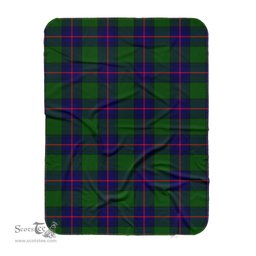 Scotstee Shop Tartan Plaid Blanket Shaw Modern Scottish Tartan Plaid Sherpa Blanket