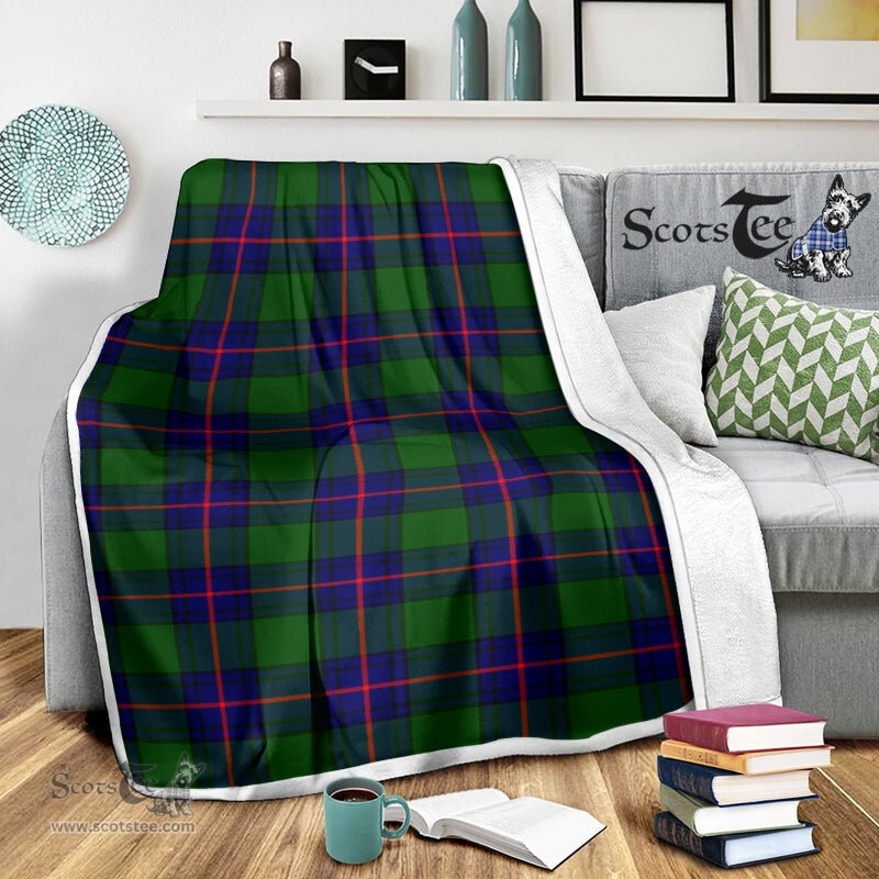 Scotstee Shop Tartan Plaid Blanket Shaw Modern Scottish Tartan Plaid Sherpa Blanket