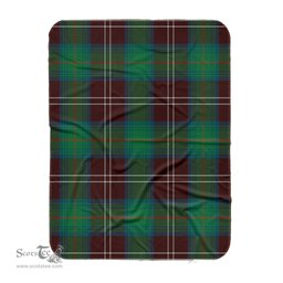 Scotstee Shop Tartan Plaid Blanket Chisholm Hunting Ancient Scottish Tartan Plaid Sherpa Blanket