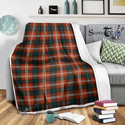 Scotstee Shop Tartan Plaid Blanket Ainslie Scottish Tartan Plaid Sherpa Blanket
