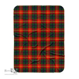 Scotstee Shop Tartan Plaid Blanket Douglas of Roxburgh Scottish Tartan Plaid Sherpa Blanket