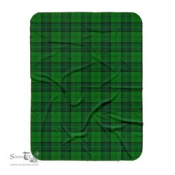 Scotstee Shop Tartan Plaid Blanket Dunbar Hunting Scottish Tartan Plaid Sherpa Blanket