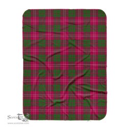 Scotstee Shop Tartan Plaid Blanket Crawford Scottish Tartan Plaid Sherpa Blanket